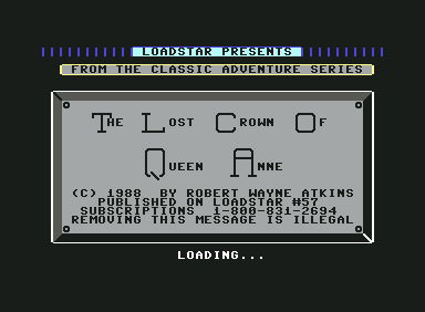 Game cover: The Lost Crown of Queen Anne