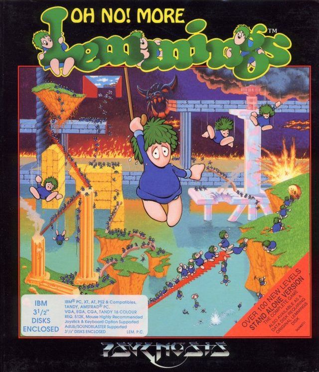 Game cover: Oh No! More Lemmings