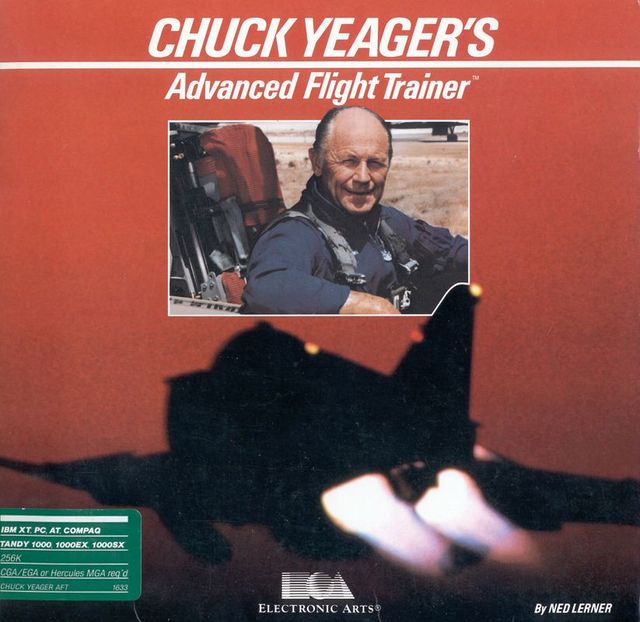 Game cover: Chuck Yeager's Advanced Flight Simulator