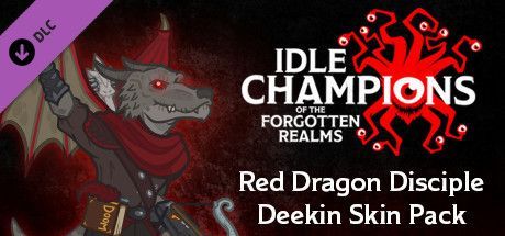 Game cover: Idle Champions of the Forgotten Realms: Red Dragon Disciple Deekin Skin Pack