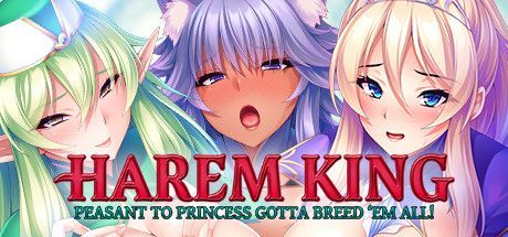 Game cover: Harem King: Peasant to Princess Gotta Breed 'Em All!