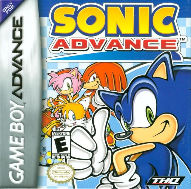 Game cover: Sonic Advance