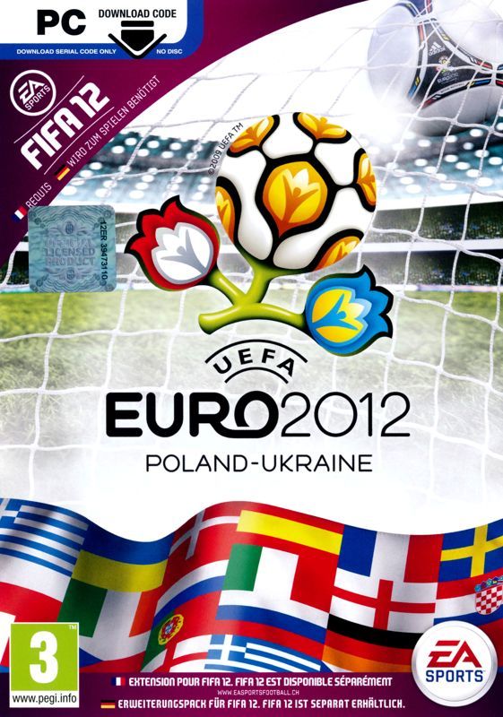 Game cover: UEFA Euro 2012