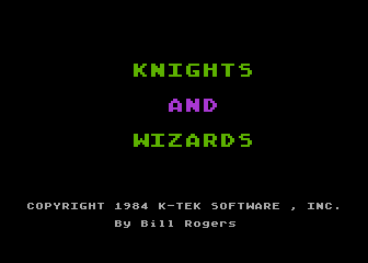 Game cover: Knights & Wizards