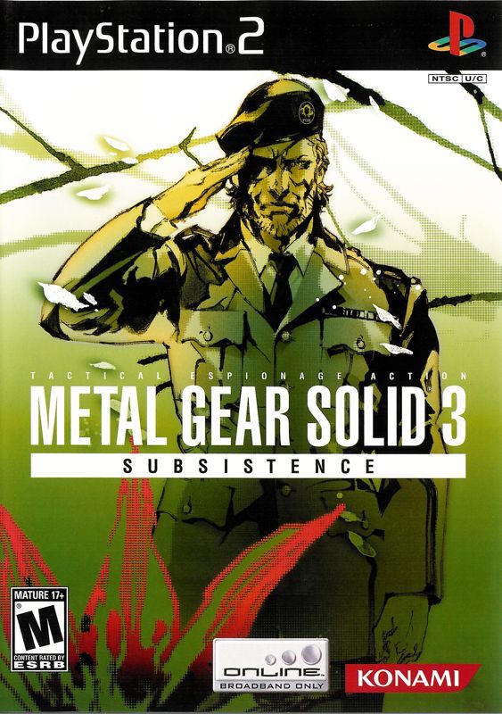 Game cover: Metal Gear Solid 3: Subsistence