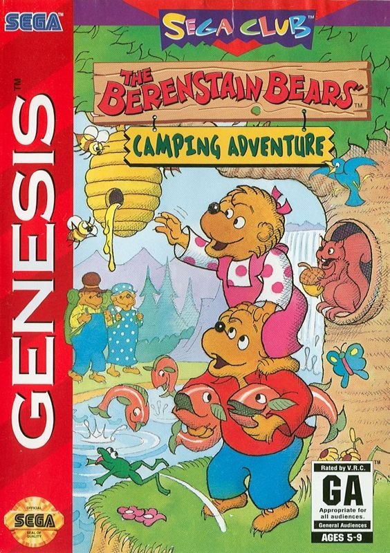 Game cover: The Berenstain Bears' Camping Adventure