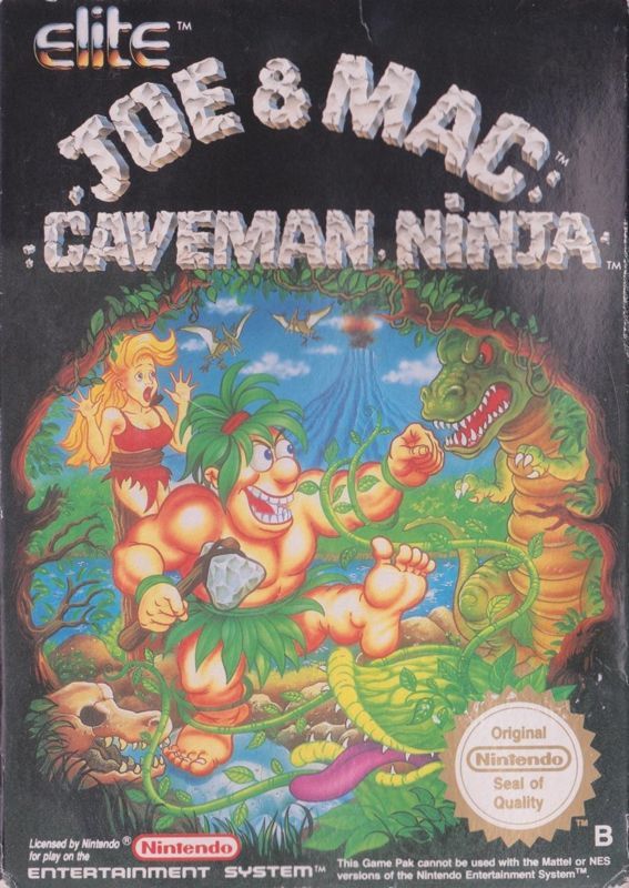 Game cover: Joe & Mac: Caveman Ninja
