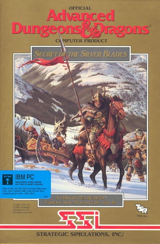 Game cover: Secret of the Silver Blades