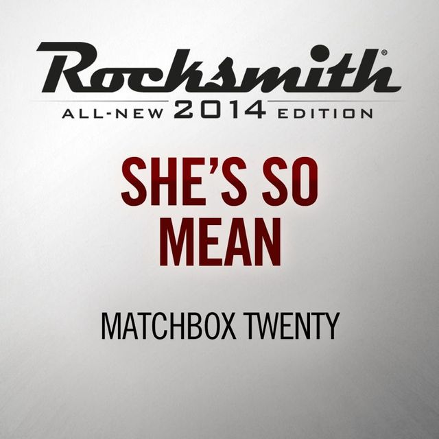 Game cover: Rocksmith: All-new 2014 Edition - Matchbox Twenty: She's So Mean