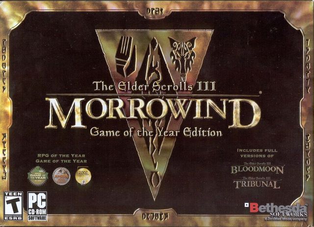 Game cover: The Elder Scrolls III: Morrowind - Game of the Year Edition