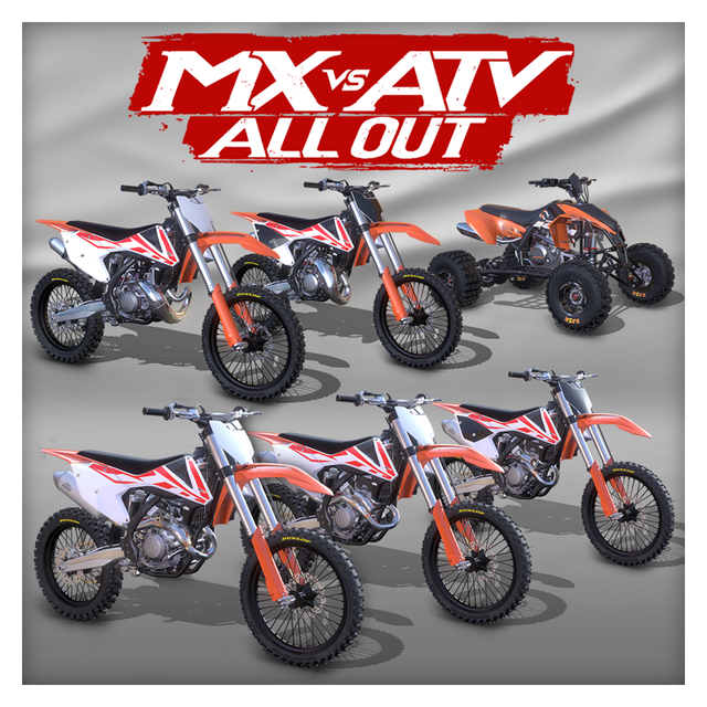 Game cover: MX vs ATV All Out: 2017 KTM Vehicle Bundle