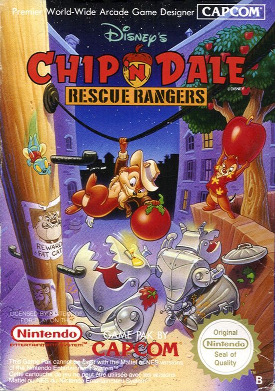 Game cover: Disney's Chip 'n Dale: Rescue Rangers