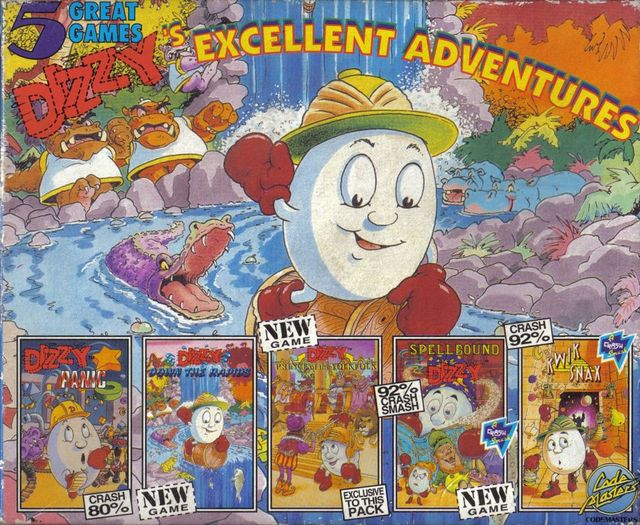 Game cover: Dizzy's Excellent Adventures