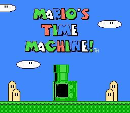 Game cover: Mario's Time Machine