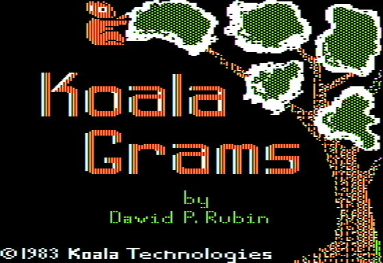 Game cover: Koala Grams