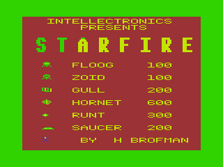 Game cover: Starfire