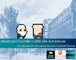 Game cover: Albert and Camille's Little Lille Adventure