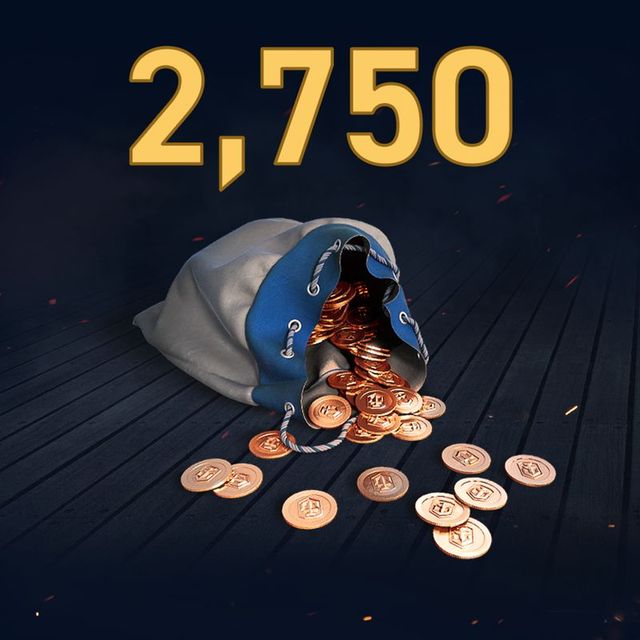 Game cover: World of Warships: Legends - 2,750 Doubloons