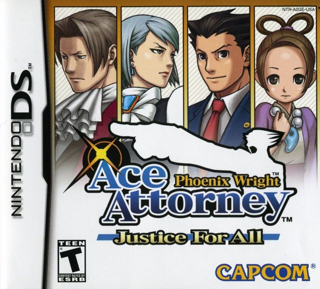 Game cover: Phoenix Wright: Ace Attorney - Justice for All