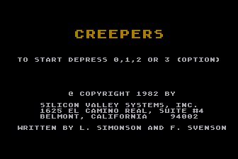 Game cover: Creepers