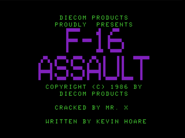 Game cover: F-16 Assault