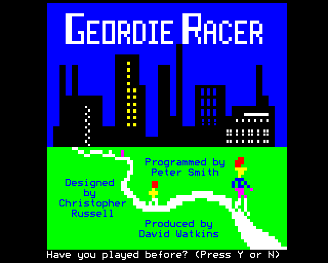 Game cover: Geordie Racer