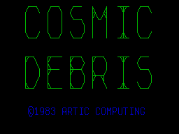 Game cover: Cosmic Debris