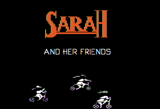 Game cover: Sarah and her Friends