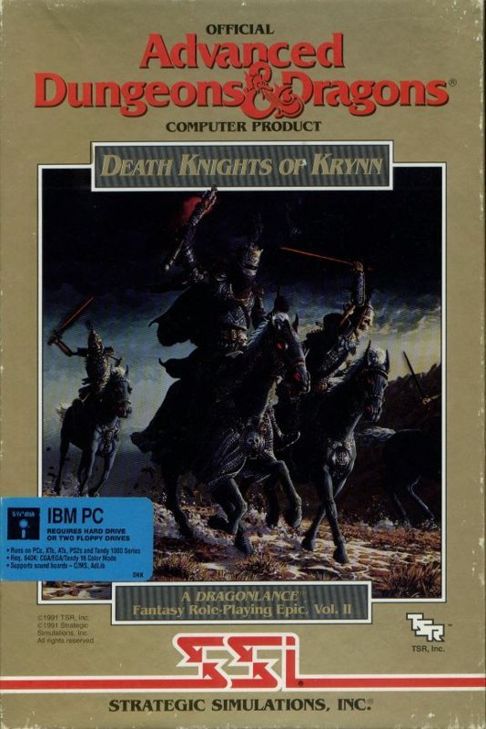 Game cover: Death Knights of Krynn