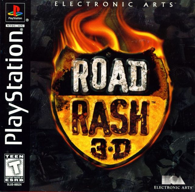 Game cover: Road Rash 3-D