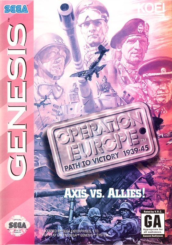 Game cover: Operation Europe: Path to Victory 1939-45
