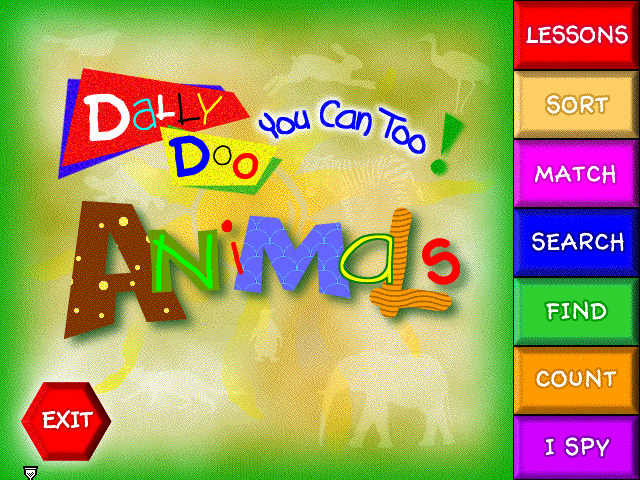 Game cover: Dally Doo You Can Too! Animals