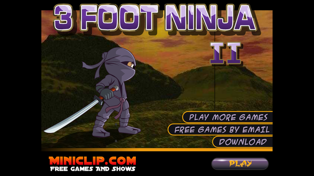 Game cover: 3 Foot Ninja II