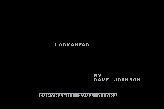 Game cover: Lookahead