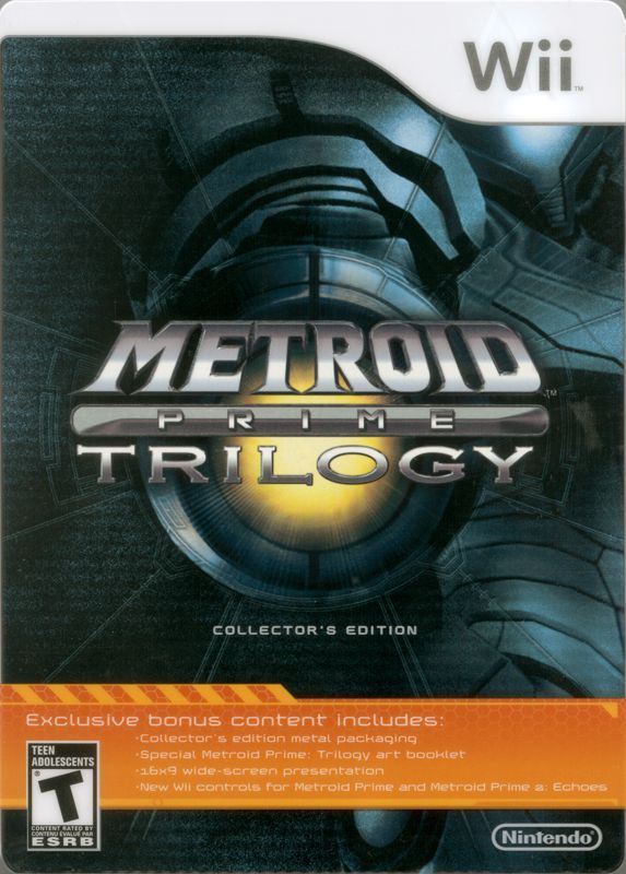 Game cover: Metroid Prime Trilogy