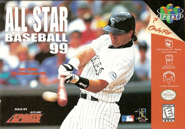 Game cover: All-Star Baseball 99