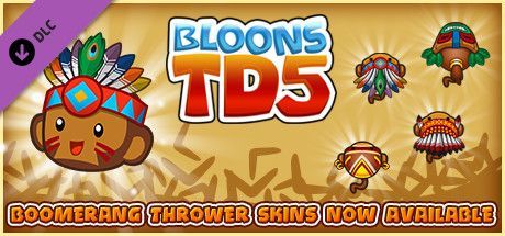 Game cover: Bloons TD 5: Tribal Boomerang Thrower Skin