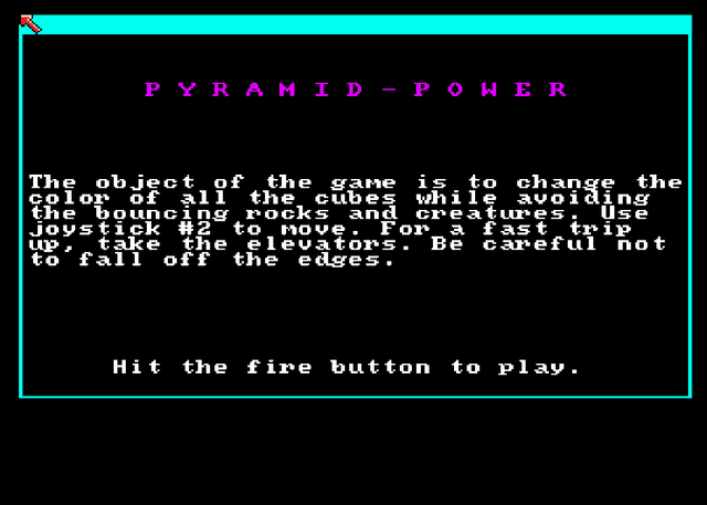 Game cover: Pyramid Power