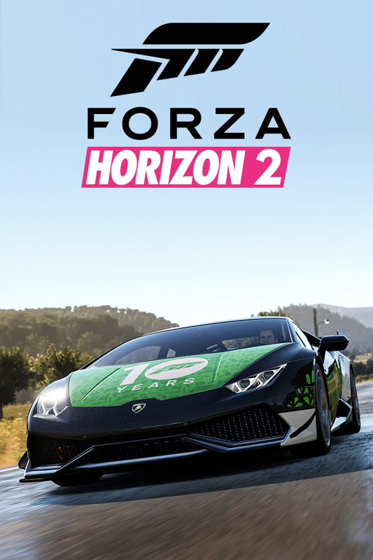Game cover: Forza Horizon 2: Ten Year Anniversary Car Pack