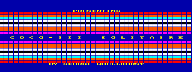Game cover: CoCo-III Solitaire