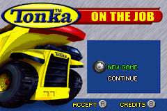 Game cover: Tonka On the Job