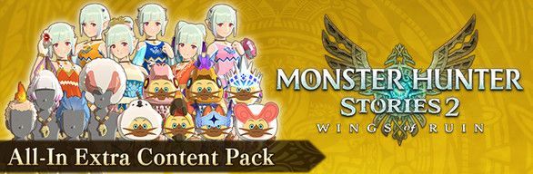 Game cover: Monster Hunter: Stories 2 - Wings of Ruin: All-In Extra Contents Pack