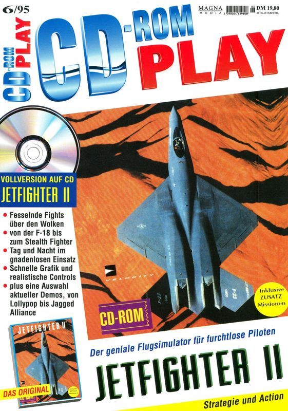Game cover: JetFighter II: Advanced Tactical Fighter