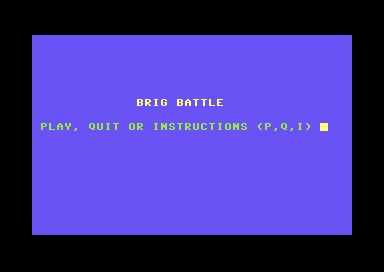 Game cover: Brig Battle