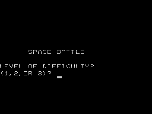 Game cover: Space Battle
