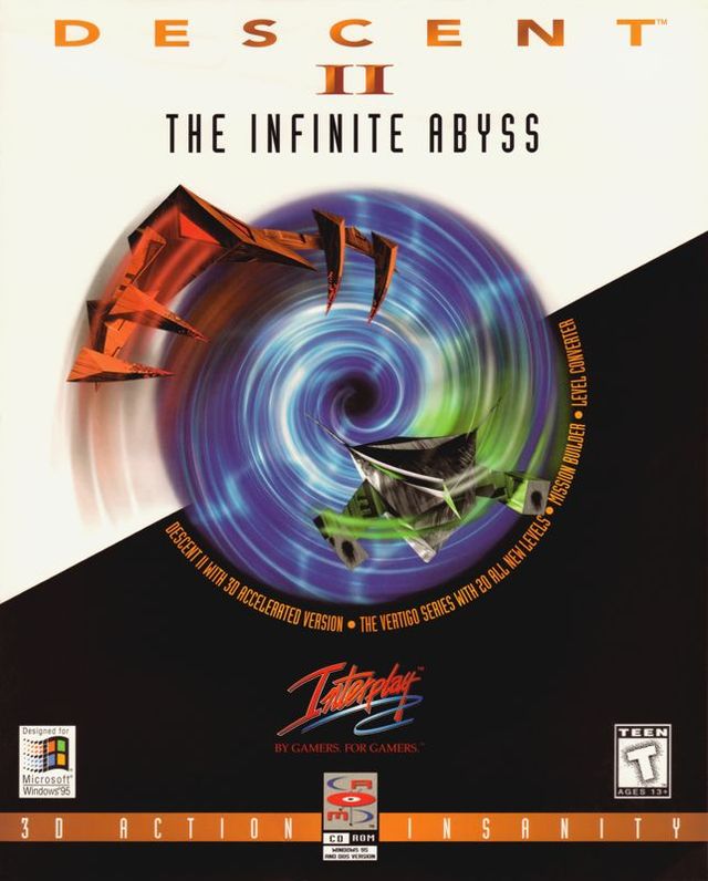 Game cover: Descent II: The Infinite Abyss