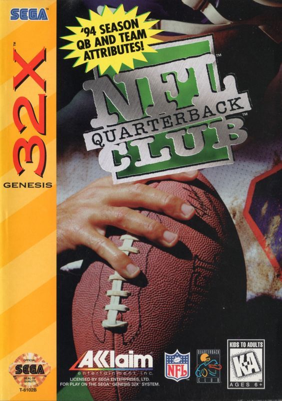 Game cover: NFL Quarterback Club