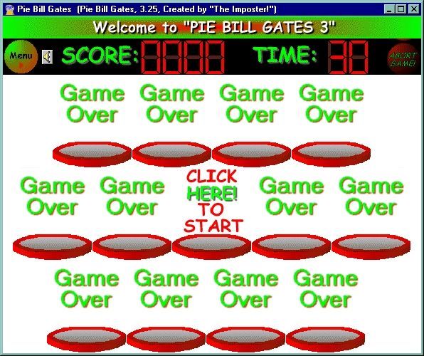 Game cover: Pie Bill Gates