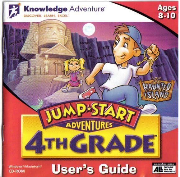 Game cover: JumpStart Adventures: 4th Grade - Haunted Island