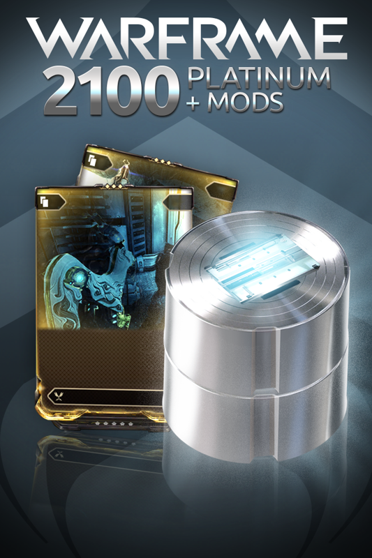 Game cover: Warframe: 2100 Platinum + Dual Rare Mod